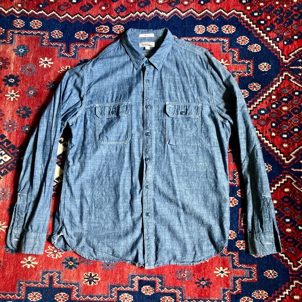Wallace & Barnes Japanese Selvedge Chambray Shirt